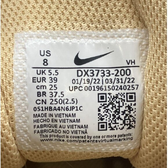 NIKE womens Air Max SC sz 8 sesame pink camo tan running shoes DX3733-200 - Picture 4 of 8